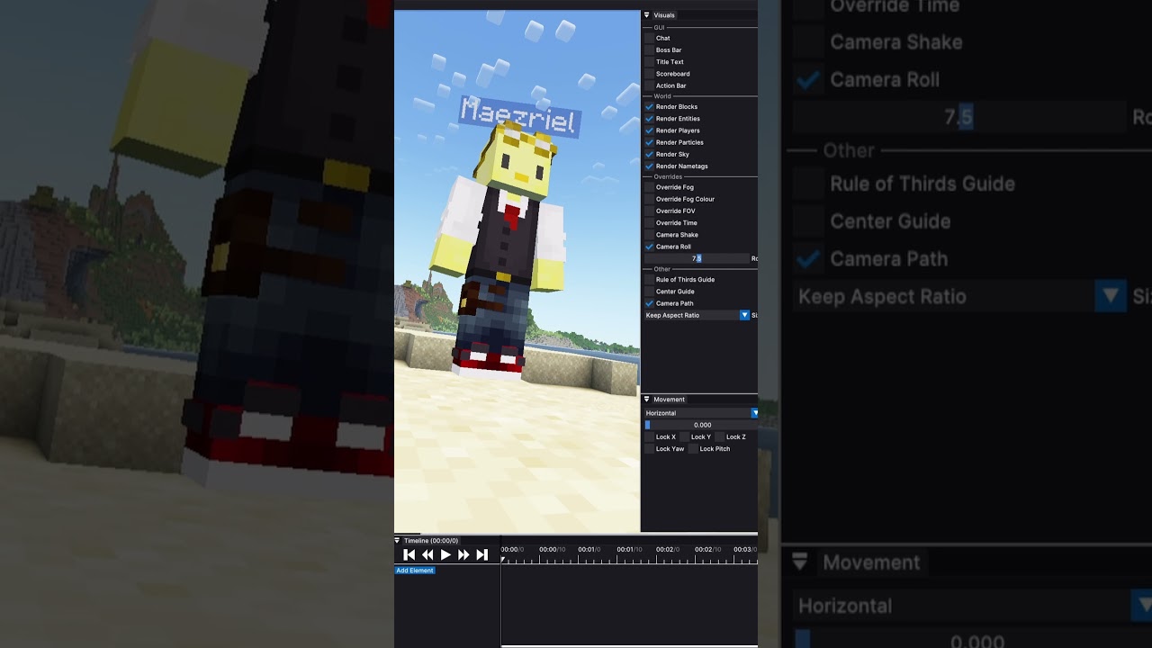 Flashback Tutorial: Roll #minecraft #minecraftshorts #minecraftmods