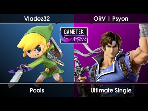 Gametek Night 2023.13 Pools - Vladez32 (Toon Link) Vs. Psyon (Richter) SSBU Ultimate Tournament