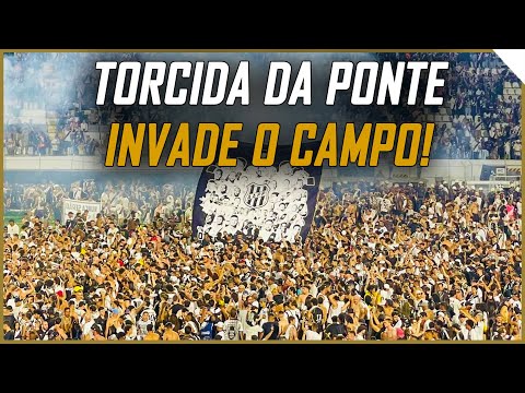 TORCIDA DA PONTE PRETA INVADE O CAMPO PELO TÍTULO DA SÉRIE C!