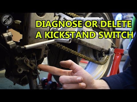 How To Fix Kickstand Switch / Delete It - Track Bike Build Part 2