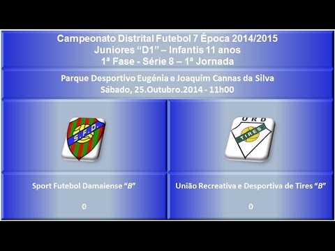 Camp Dist Fut7 2014/15 Jun D1 Sér.8 - Jorn.01