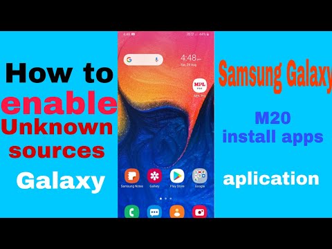 How to enable unknown sources in Samsung Galaxy M20 - Install Unknown app s