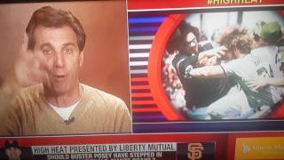 Chris Russo goes completely nuts over the Harper /Strickland Brawl!