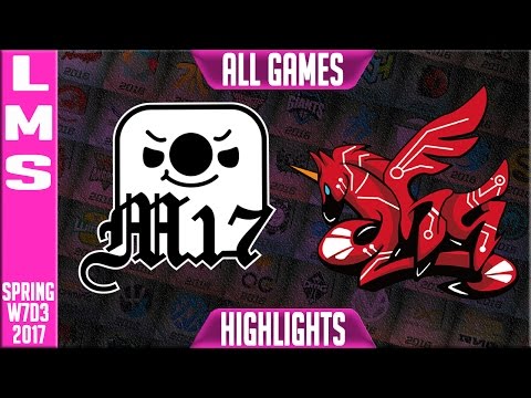 AHQ vs Machi 17 Highlights All Games - LMS W7D3 Spring 2017 AHQ vs M17 All games