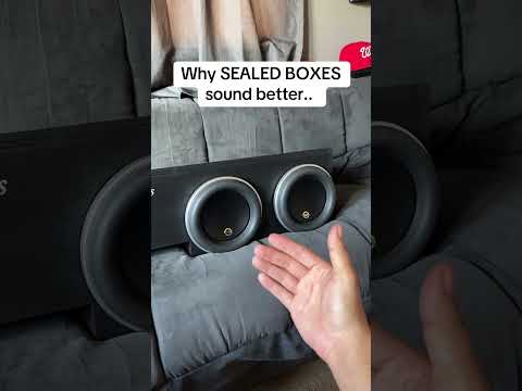 Why I put my JL w7s in a sealed enclosure #caraudio #subwoofers #sealedbox #portedbox
