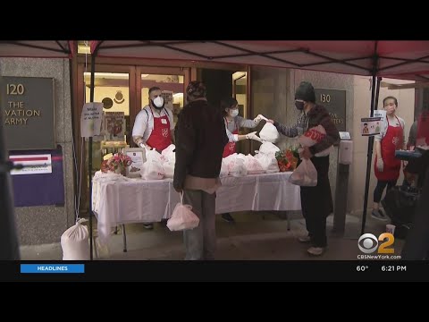 Salvation Army Distributes Meals, Care Packages For Thanksgiving