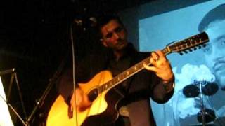 Simone H. Salvatori (Spiritual Front) - I Walk The (Dead) Line (live 21.11.09, Augsburg, Kantine)