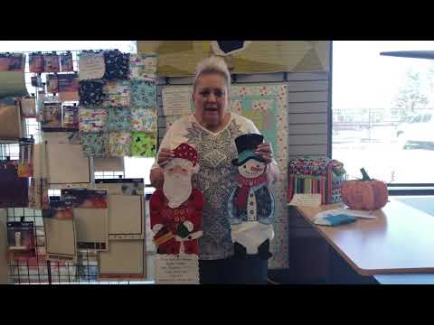 Anita Goodesign Santa Door Dangler Class