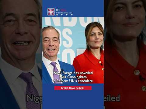 Farage Unveils Laila Cunningham as Reform’s London Mayoral Candidate #london #reformuk #ukpolitics