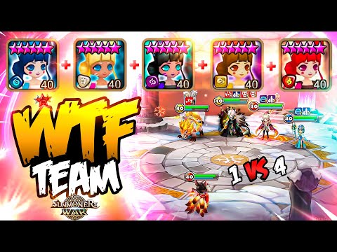 WTF TEAM with QUINTUPLE Nine-tailed Fox - Summoners War