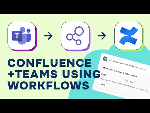 How to use Microsoft Teams Workflows with Confluence Cloud