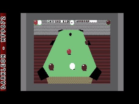 Commodore C64 - 3D Pool © 1989 Aardvark Software - Gameplay