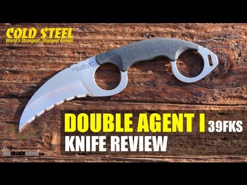 Cold Steel Double Agent 1 Serrated Hawkbill Neck Knife Review | OsoGrandeKnives