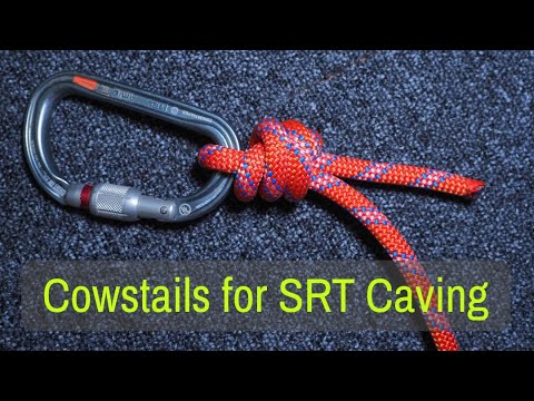 Tying Cowstails for SRT caving