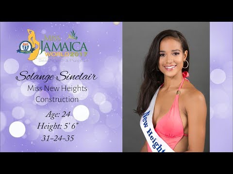 Miss Jamaica World 2017 Contestant #7 Solange Sinclair