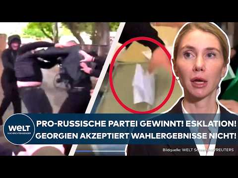 GEORGIEN-WAHL: Regierungspartei gewinnt Wahl! Bürger und Opposition erkennen Sieg nicht an!