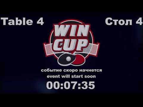 11:30 Рубцов Эдуард 3-1 Плющ Павел  стол 4  ЮГ-1  20.06.22