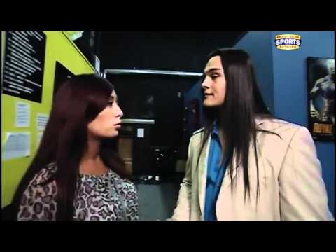 FCW Maxine and Bo Rotundo Backstage (December 4th 2011)