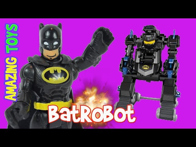 Vídeo relacionado con Imaginext - Fisher-Price Imaginext DC Super Friends Batmóvil Power Reveal Coche de juguete con luces ultravioleta y sonidos, incluye figura de Batman, +3 años (Mattel HGX96)