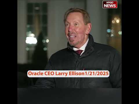 SoftBank CEO Son: Trump approves things faster & 'bigger', OpenAI Altman & Oracle Ellison