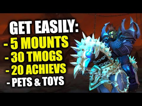 Get 5 MOUNTS, 30 COSMETICS, 20 ACHIEVEMENTS, Toys & Pets SUPER FAST! WoW Dragonflight | Torghast