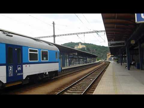Odjezd vlaku Os 6960 ze stanice Ústí nad Labem hl.n.