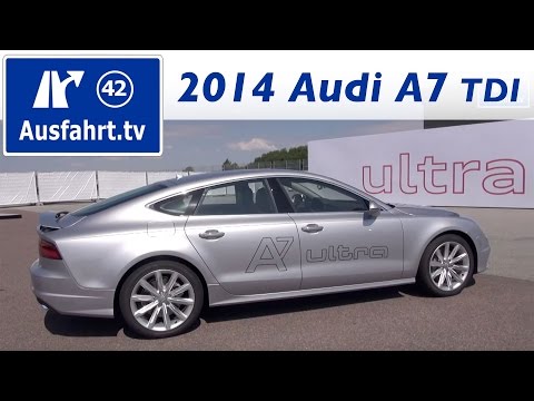 2014 Audi A7 3.0 TDI ultra - Fahrbericht der Probefahrt / Test / Review