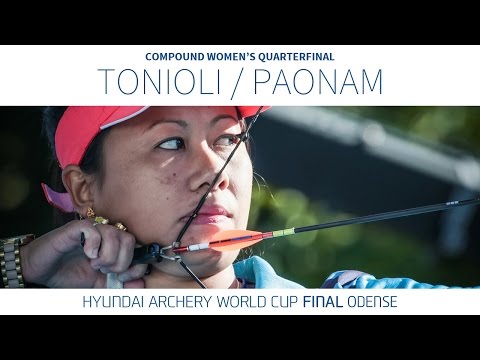 Marcella Tonioli v Lily Chanu Paonam – Compound Women’s Quarterfinal | Odense 2016