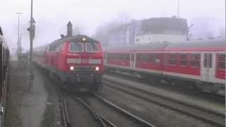 preview picture of video 'Doppelausfahrten BR218 Buchloe'
