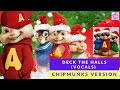 Christmas Chipmunks Music Deck The Halls Vocals Jingle Punks