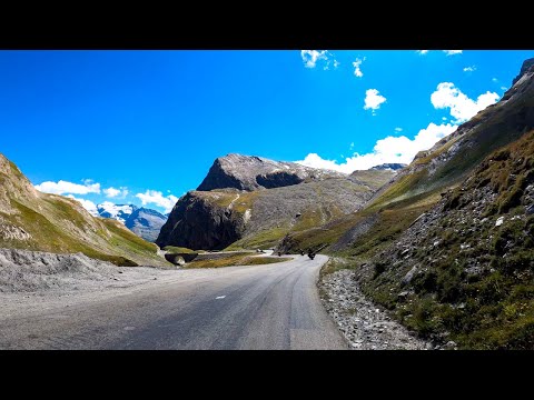 Driving the Col de l'Iseran, France