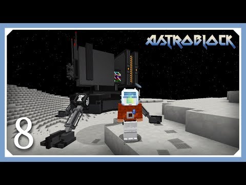 Astroblock Modpack | Moon & Digital Miner! | E08 (Astroblock Modpack Let's Play)