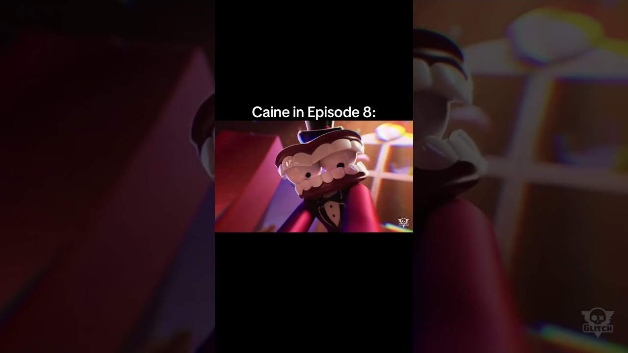 Caine in episode 1 vs 8 😨 #tadc #theamazingdigitalcircus #fyp #fy #foryou #foryoupage #caine