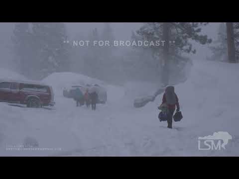 2-26-23 Soda Springs, CA-Insane snow cuts, White Out Conditions, I-80 closed