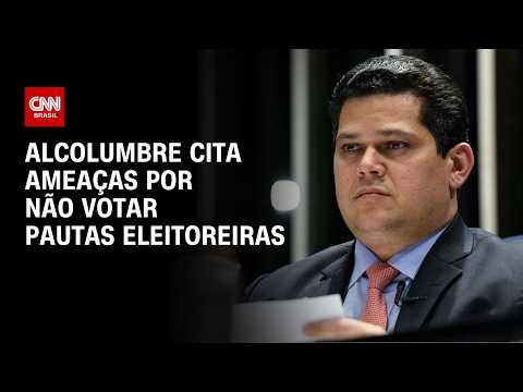 Alcolumbre reclama de ataques e evita data para votar textos eleitoreiros | CNN PRIME TIME