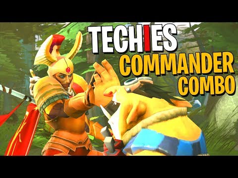 The Techies Commander Combo - DotA 2
