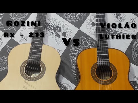 Violão Rozini Rx - 213 x Violão de Luthier (Todo maciço) #violaoerudito #rozini @RoziniOficial