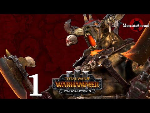 Total War: Warhammer 3 Immortal Empires - Slaughterhorn Tribe, Taurox the Brass Bull #1