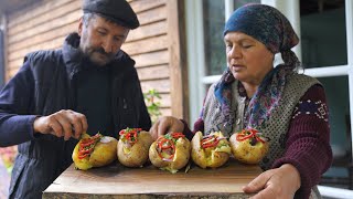 Best Potato Dish EVER – Turkish Stuffed Potato KUMPIR, Country Life Vlog