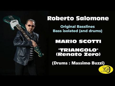 BASS TRACK ISOLATED: MARIO SCOTTI  "Triangolo" (Renato Zero) - by Roberto Salomone