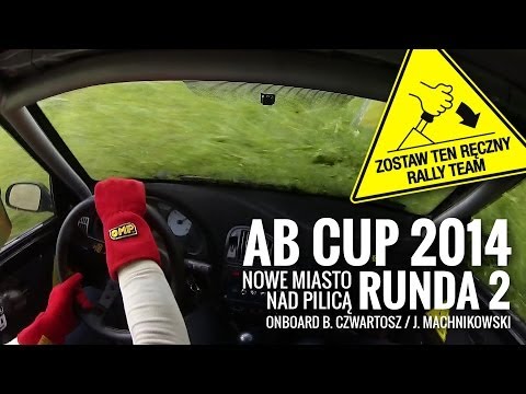 AB Cup 2014 - runda 2 - onboard B. Czwartosz / J. Machnikowski - crash