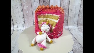 Fat Unicorn Cake Topper