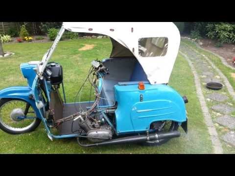 Simson Duo "Piccolo", 1967, Louis Krause Leipzig, Starting Engine