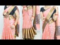 Perfect And Easy Way To Drape A Beautiful Silk Saree Sari Draping Wedding Functions