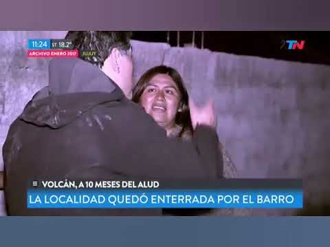 El alud en Volcán, Jujuy 2017