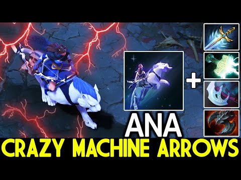 ANA [Mirana] Crazy Machine Arrows Max Attack Speed Dota 2