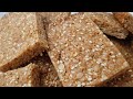 Sesame And Oat Bars Recipe