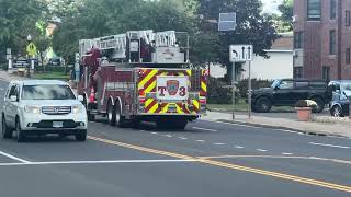 West Hartford Truck 3 responding to a medical 9/26/2025