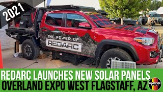 REDARC LAUNCHES NEW LINE OF SOLAR PANELS | OVERLAND EXPO WEST 2021 | NEXT LEVEL SOLAR ENERGY