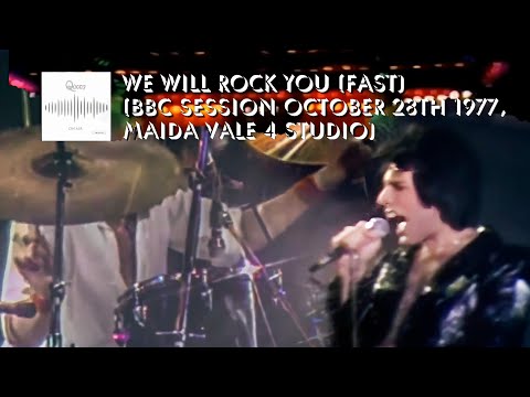 Videoclip de We Will Rock You (Fast) (BBC Session / October 28th 1977, Maida Vale 4 Studio) — Queen